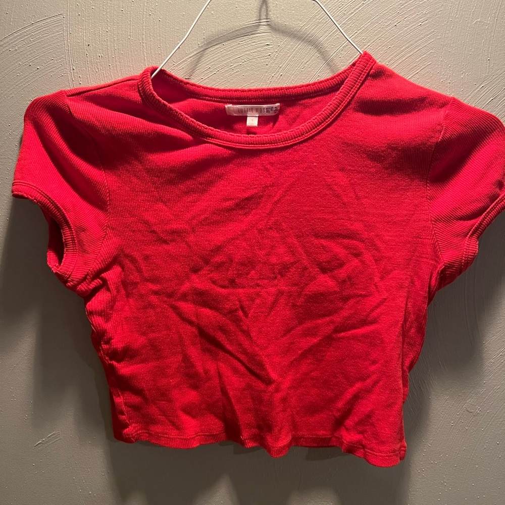 Red Crop Top